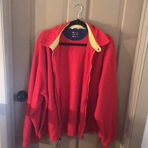 Bugle Boy Classics men’s red fleece golf jacket size L